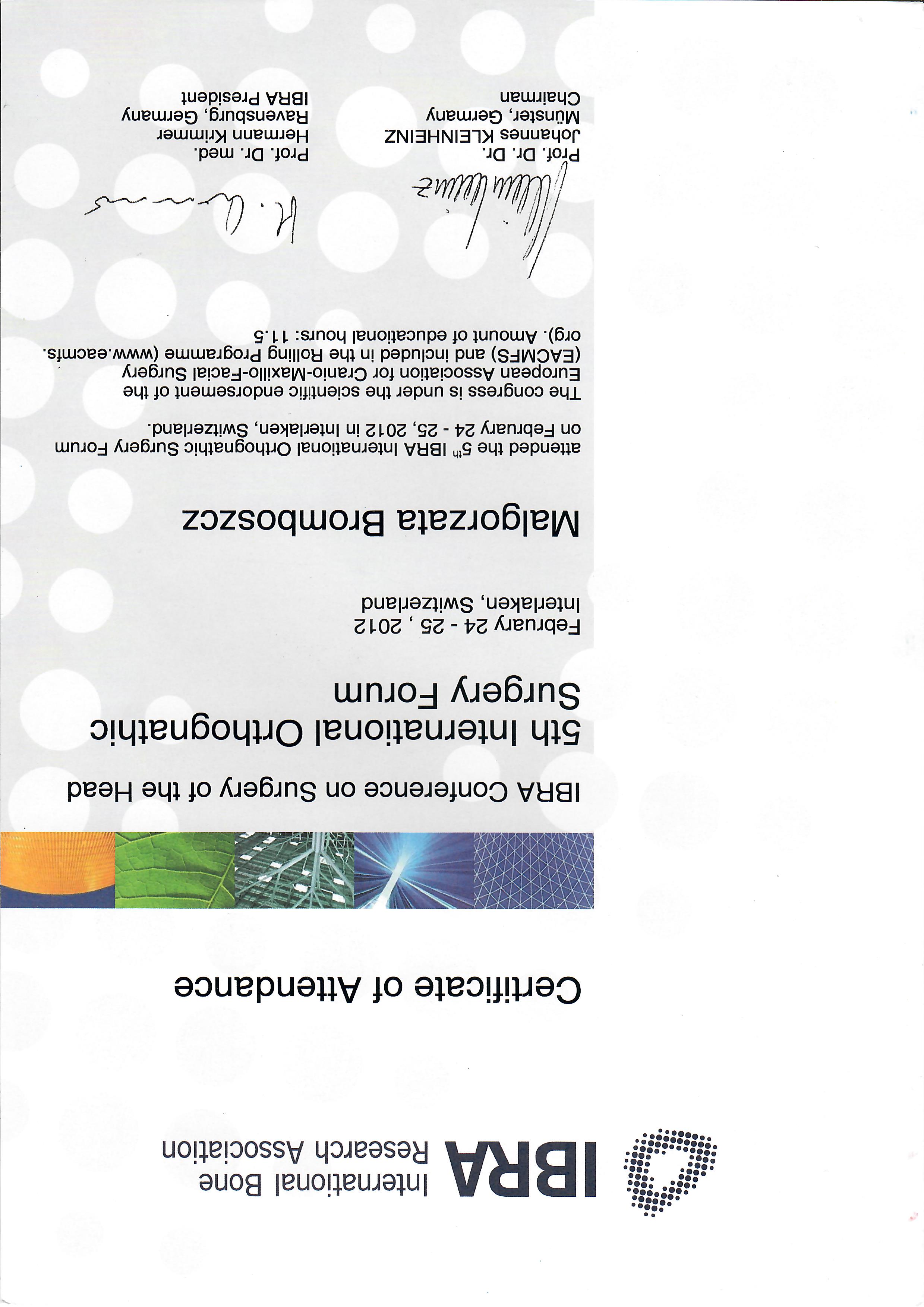 Certyfikat 8