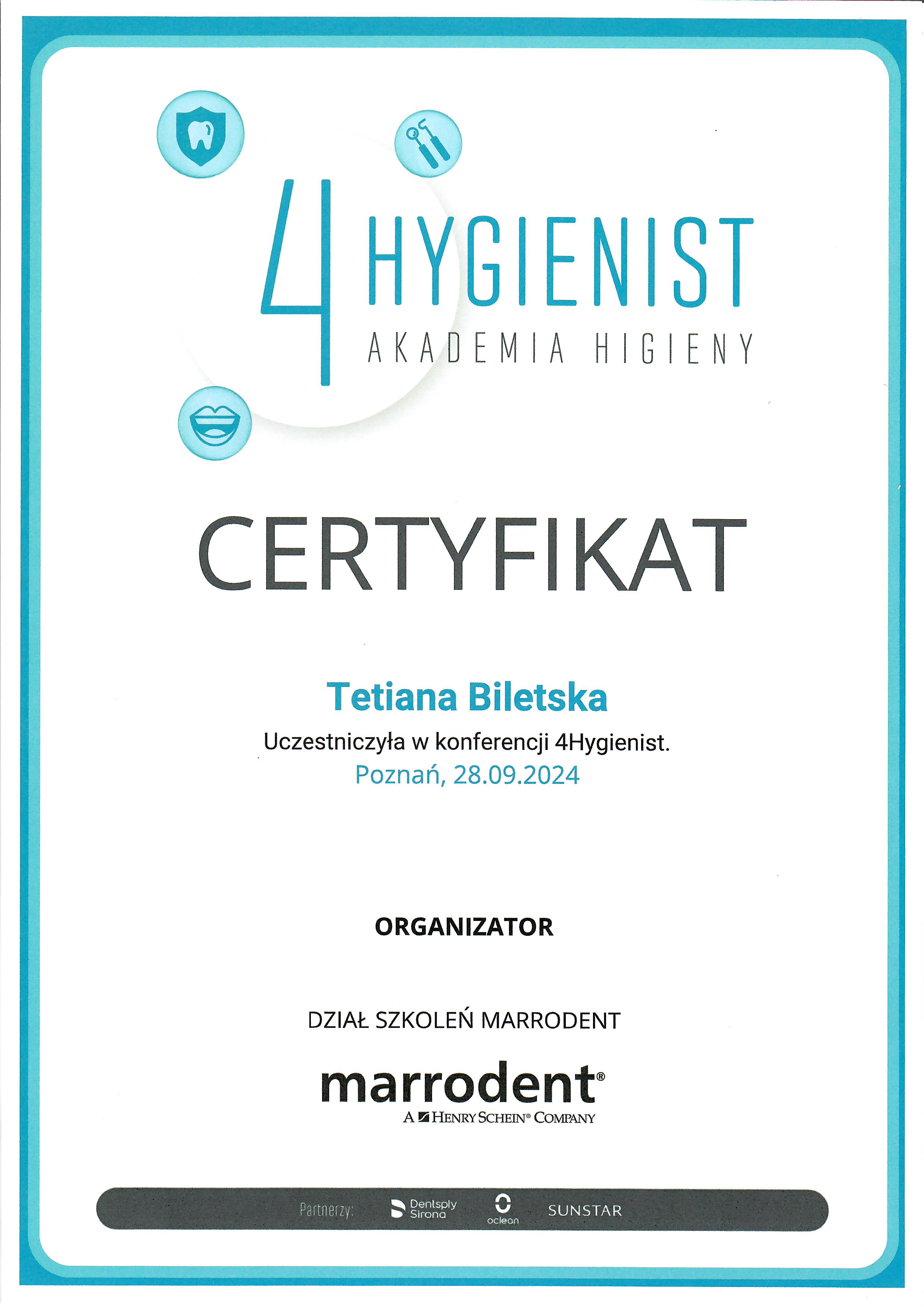 Certyfikat 2