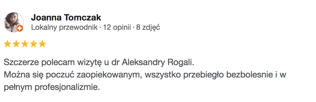 Opinia google Allecoudent