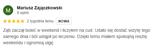 Opinia google Allecoudent