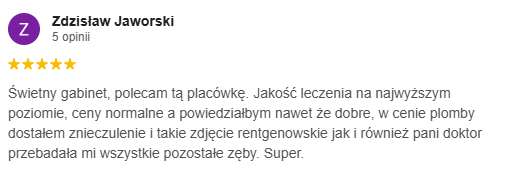 Opinia google Allecoudent