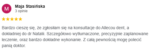 Opinia google Allecoudent