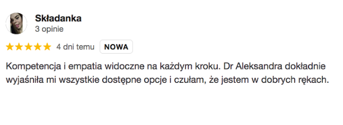 Opinia google Allecoudent - Laboratorium Protetyczne