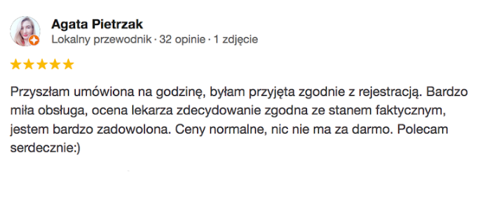 Opinia google Allecoudent - Laboratorium Protetyczne