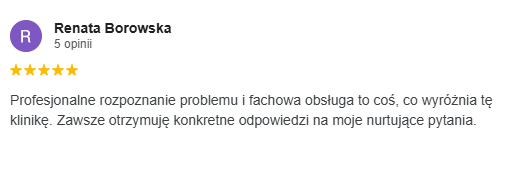 Opinia google Allecoudent - Medycyna Estetyczna