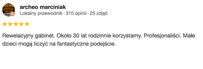 Opinia google Allecoudent - Stomatologia Dziecięca
