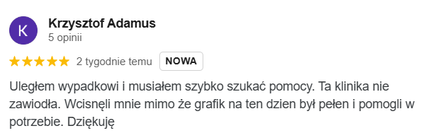 Opinia google Allecoudent - Stomatologia zachowawcza