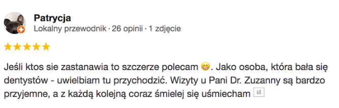 Opinia google Allecoudent - Wybielanie